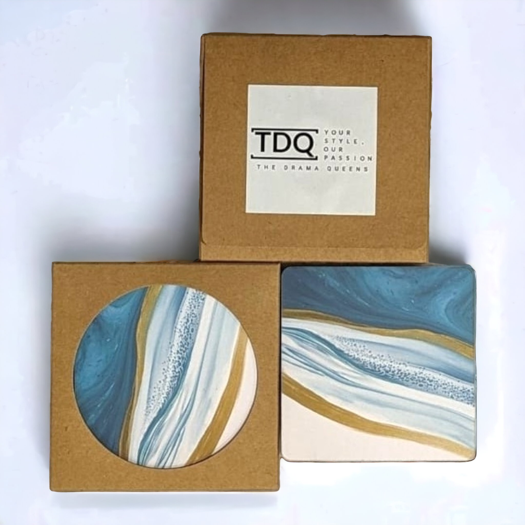 Square Coasters - 2pc Set