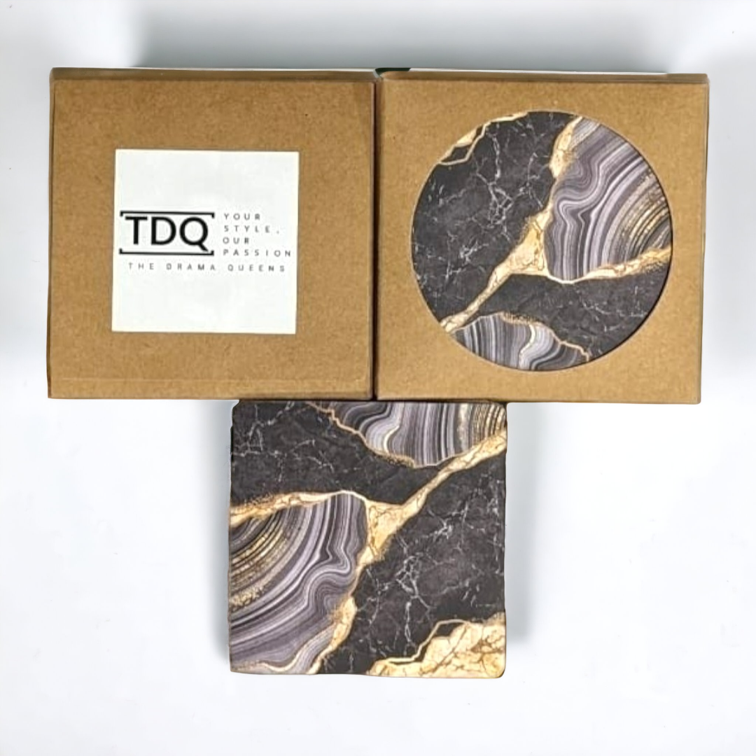 Square Coasters - 2pc Set