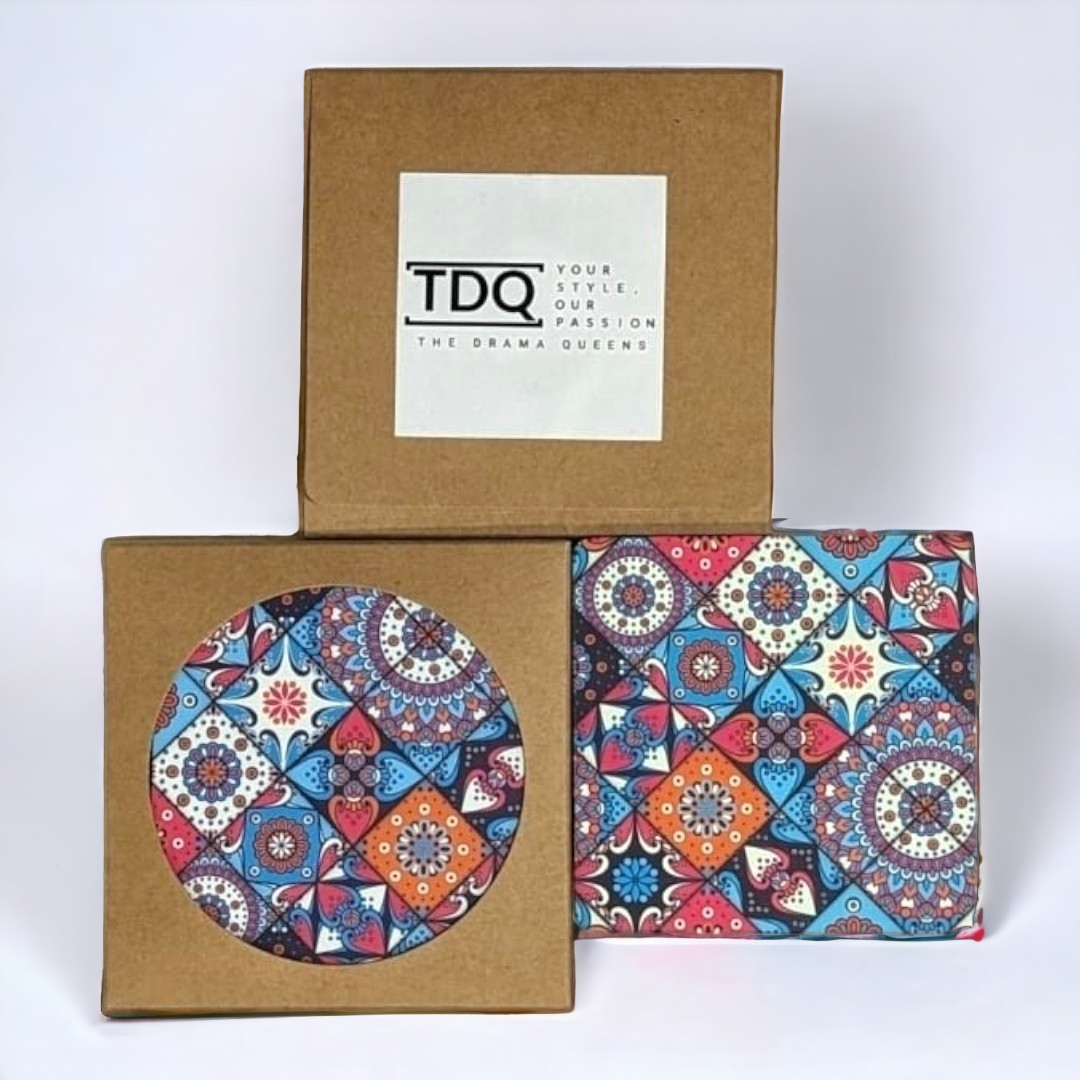 Square Coasters - 2pc Set