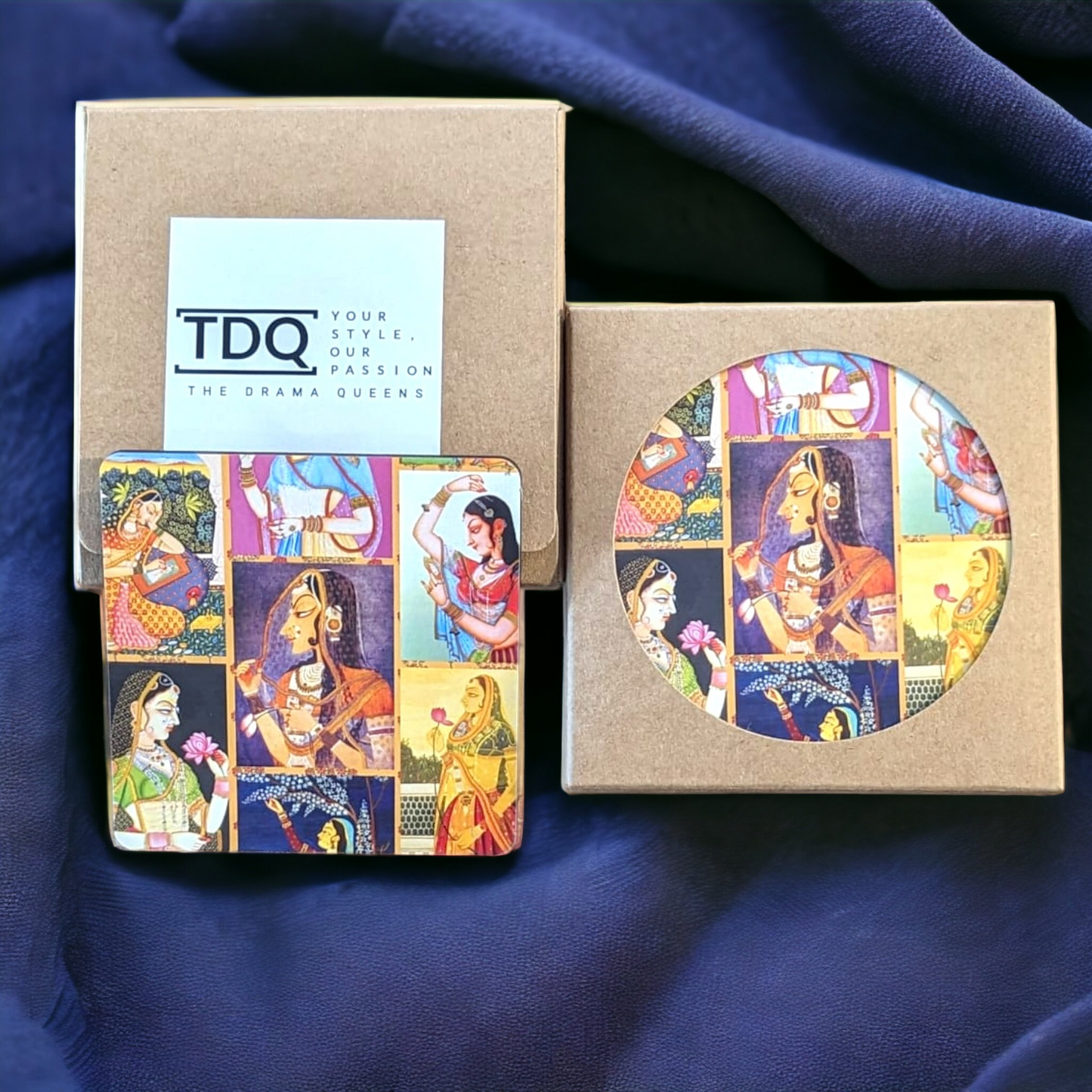 Square Coasters - 2pc Set