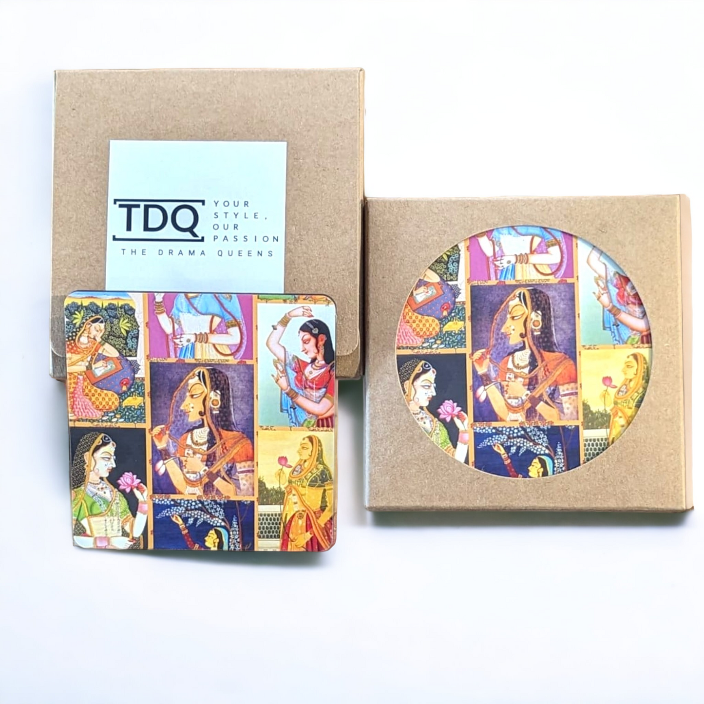 Square Coasters - 2pc Set