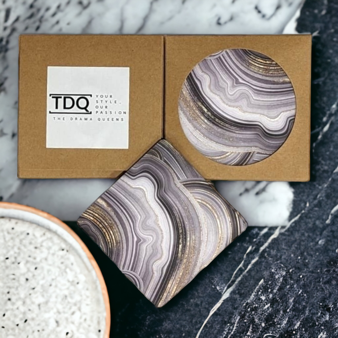 Square Coasters - 2pc Set