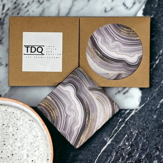 Square Coasters - 2pc Set