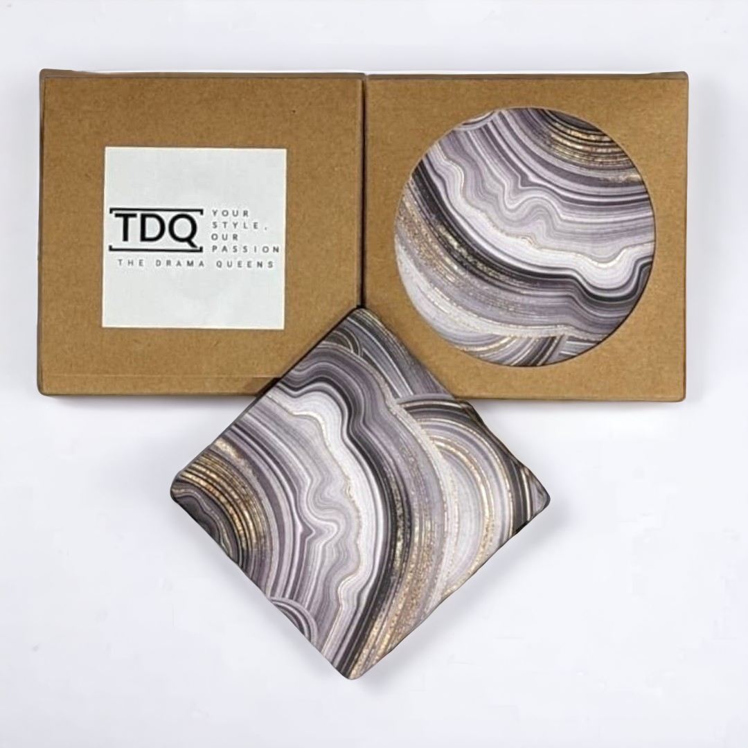 Square Coasters - 2pc Set