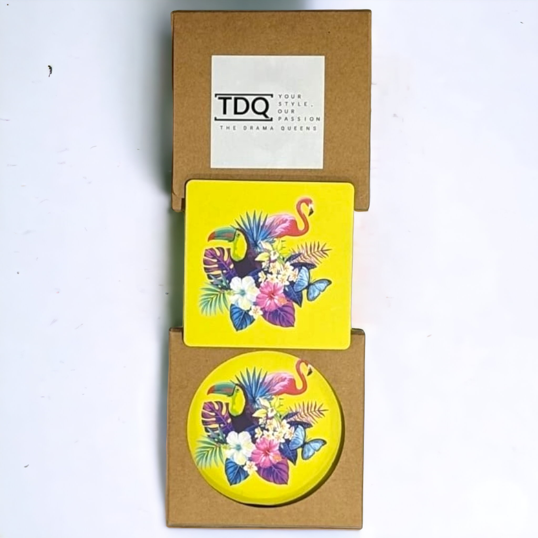 Square Coasters - 2pc Set
