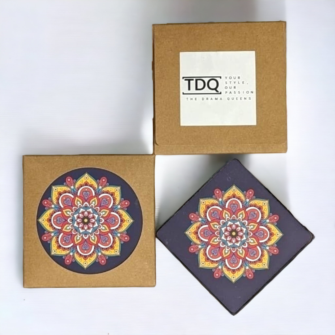 Square Coasters - 2pc Set