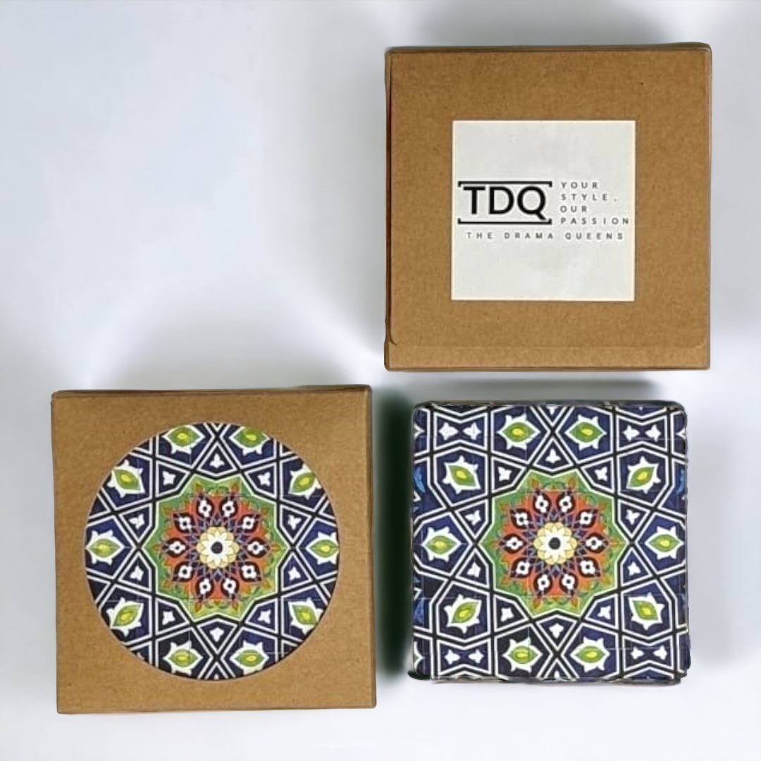 Square Coasters - 2pc Set