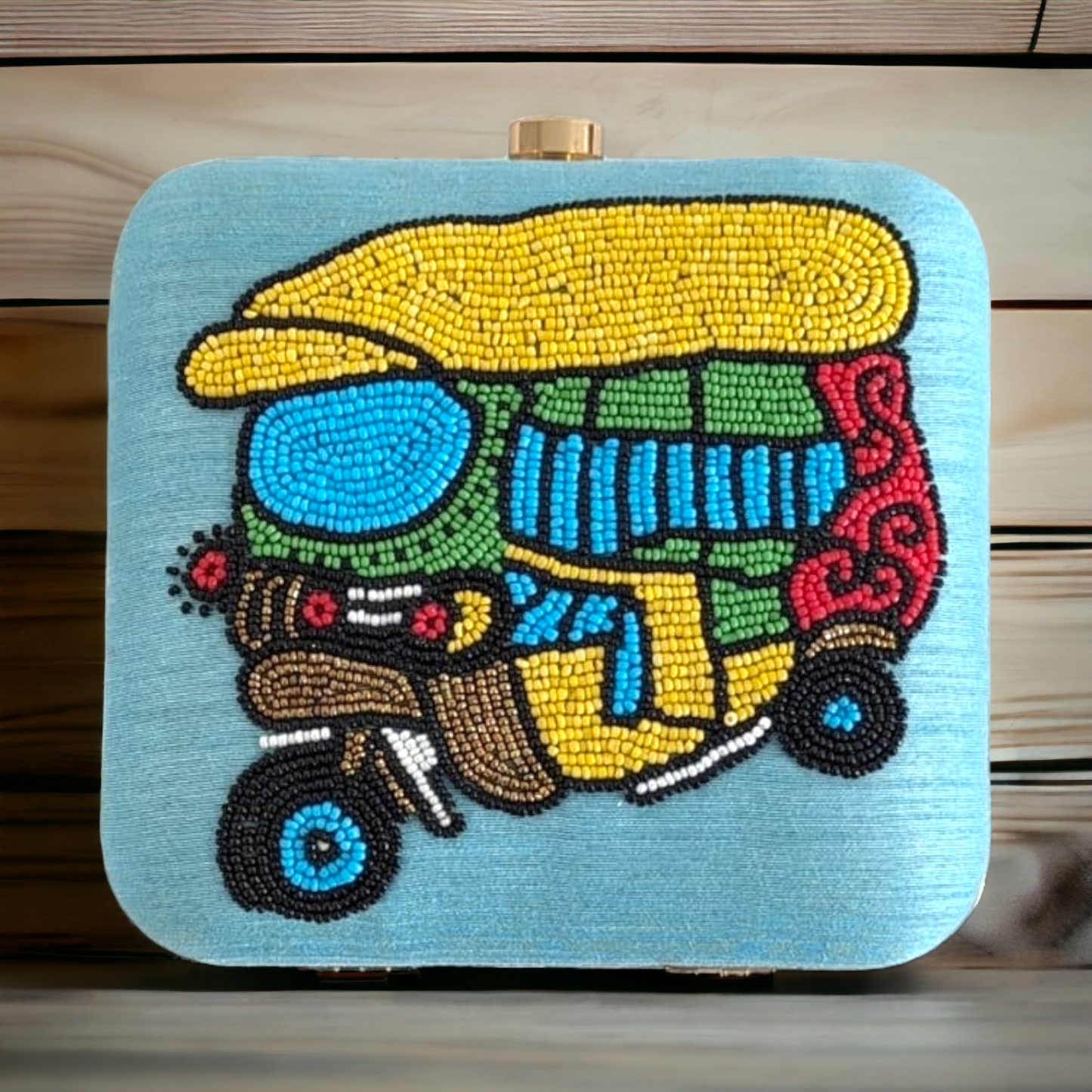 Clutch - Pop-up Embroidery TukTuk