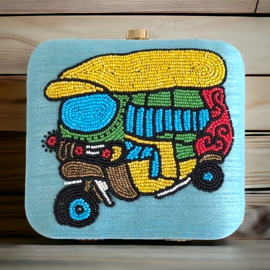 Clutch - Pop-up Embroidery TukTuk