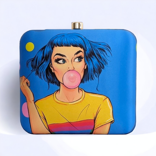 Clutch - Pop-up Bubblegum Print