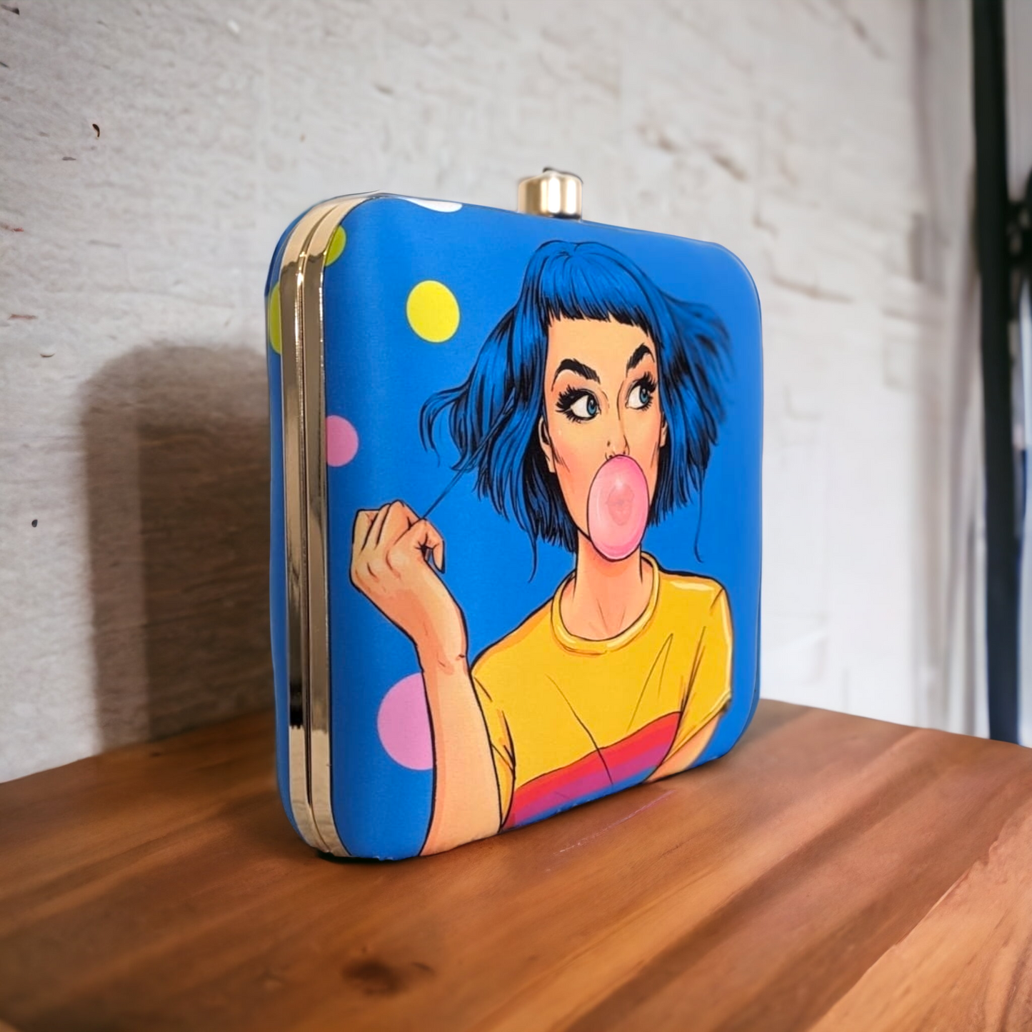 Clutch - Pop-up Bubblegum Print