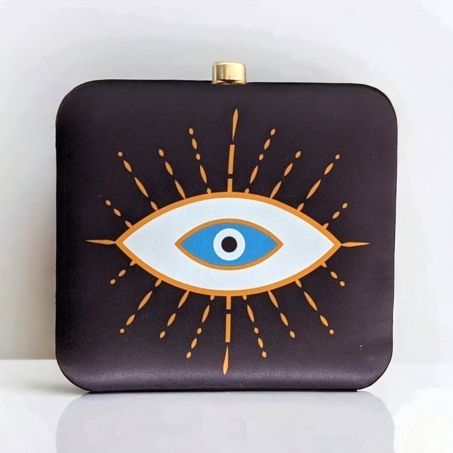 Clutch - Pop-up Print Evil Eye