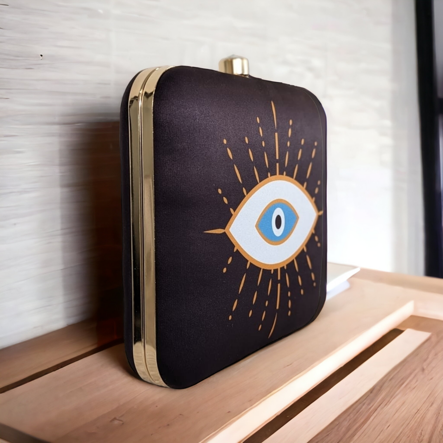 Clutch - Pop-up Print Evil Eye