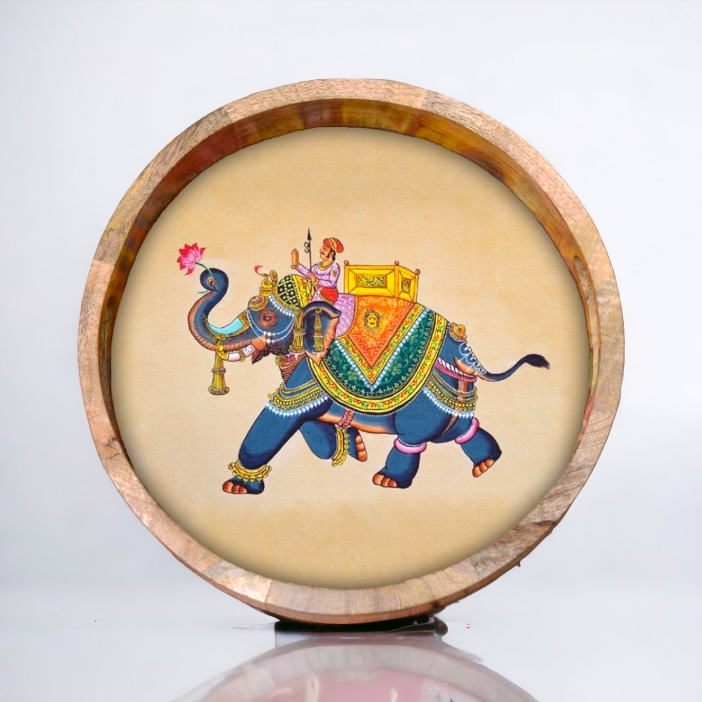 Tray - Circular Wooden