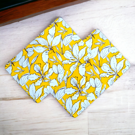 Table Mats - 6pc Set Yellow