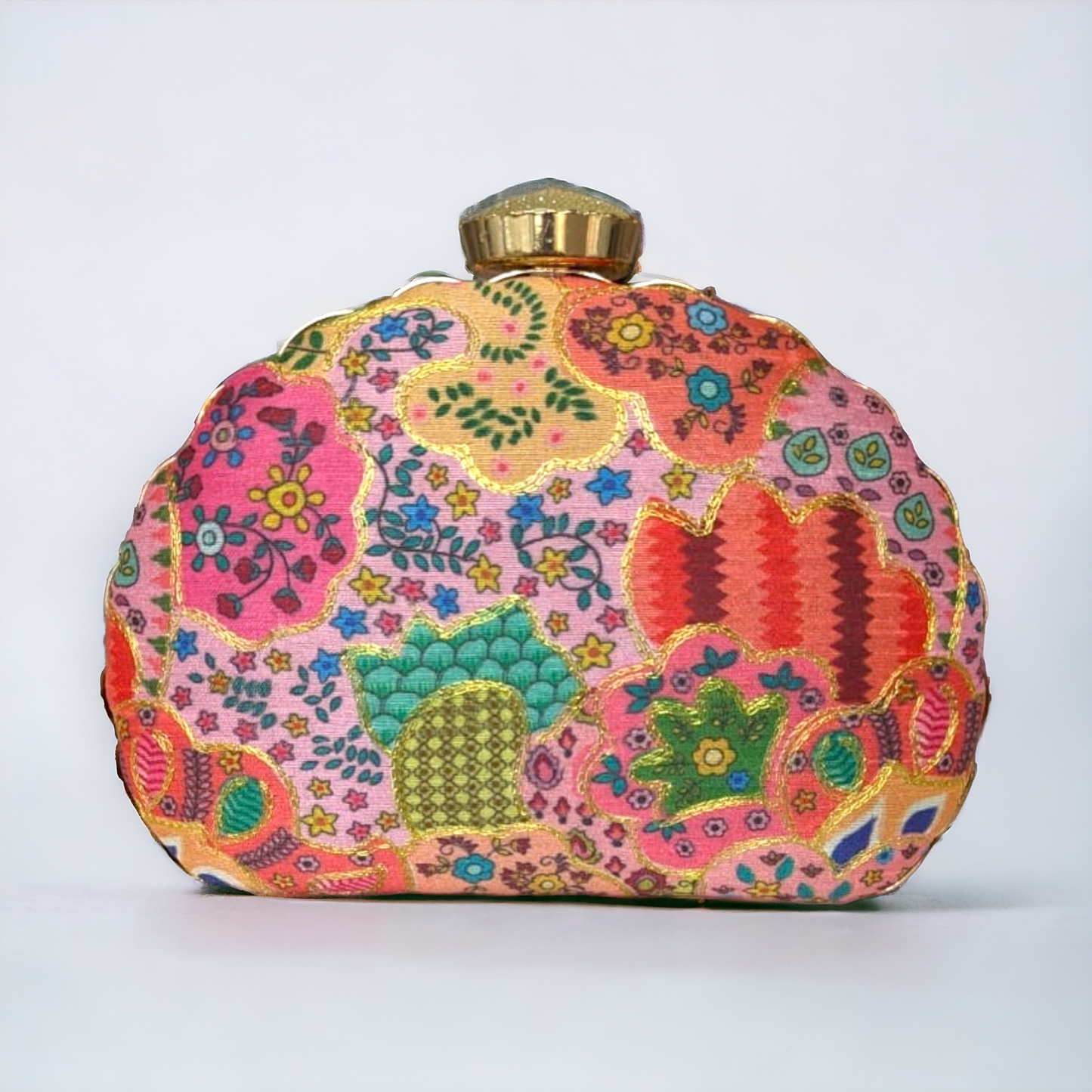 Shell clutch - Pink blush