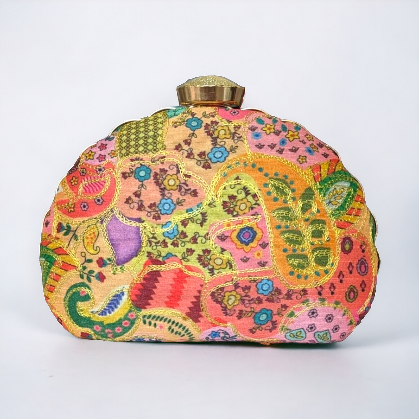 Shell clutch - Pink blush