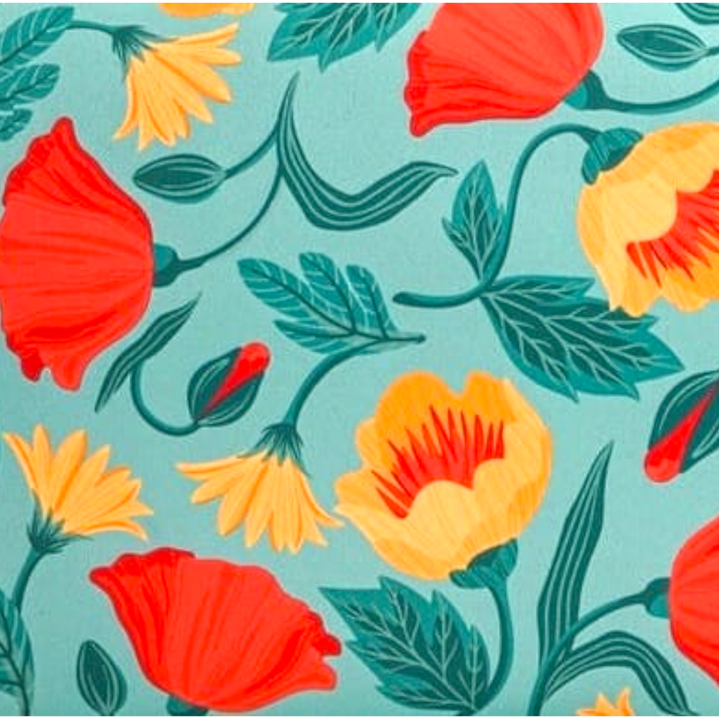 Clutch - Puffy Floral