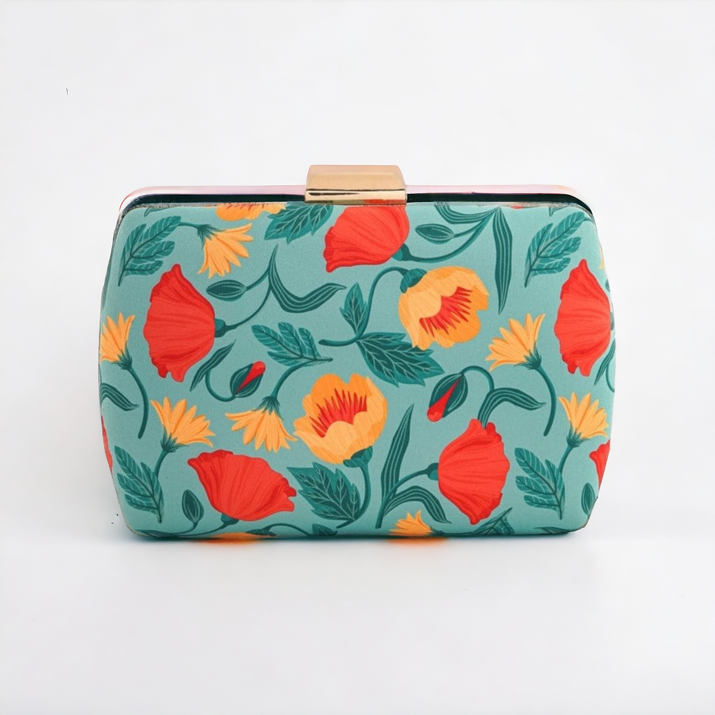 Clutch - Puffy Floral