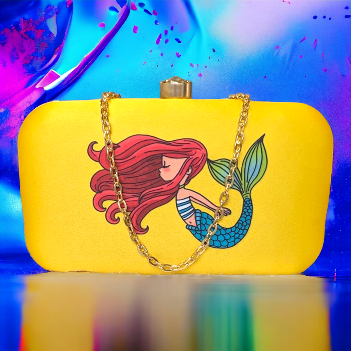 Clutch Yellow Mermaid