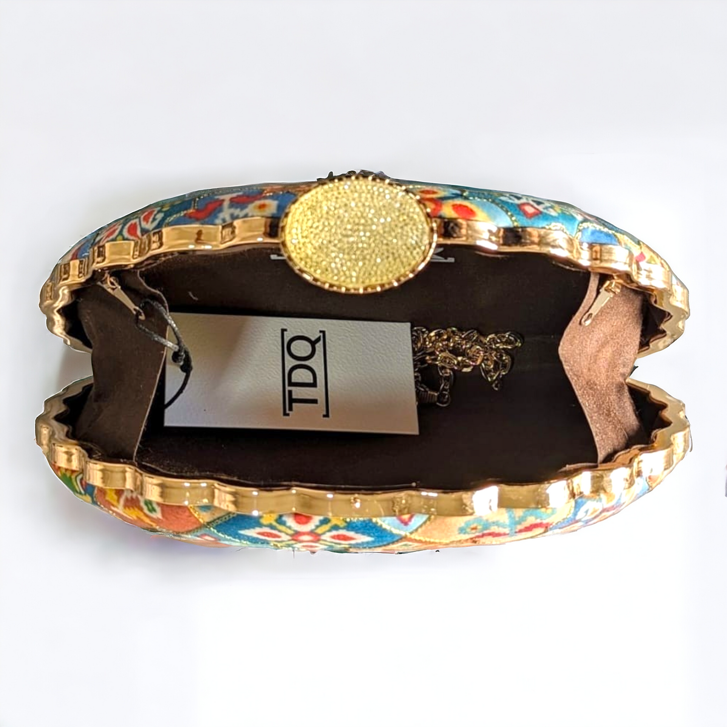 Shell clutch- Ocean blue