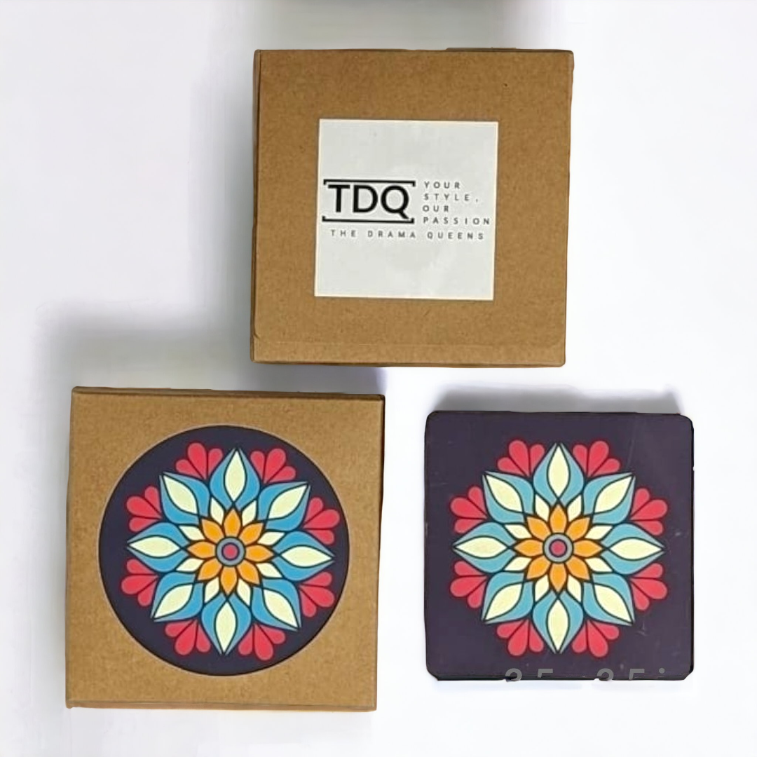 Square Coasters - 2pc Set