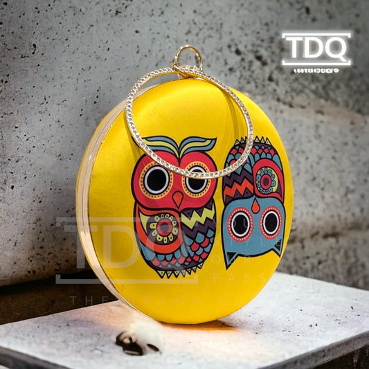 Clutch - Wristlet Twin Owls