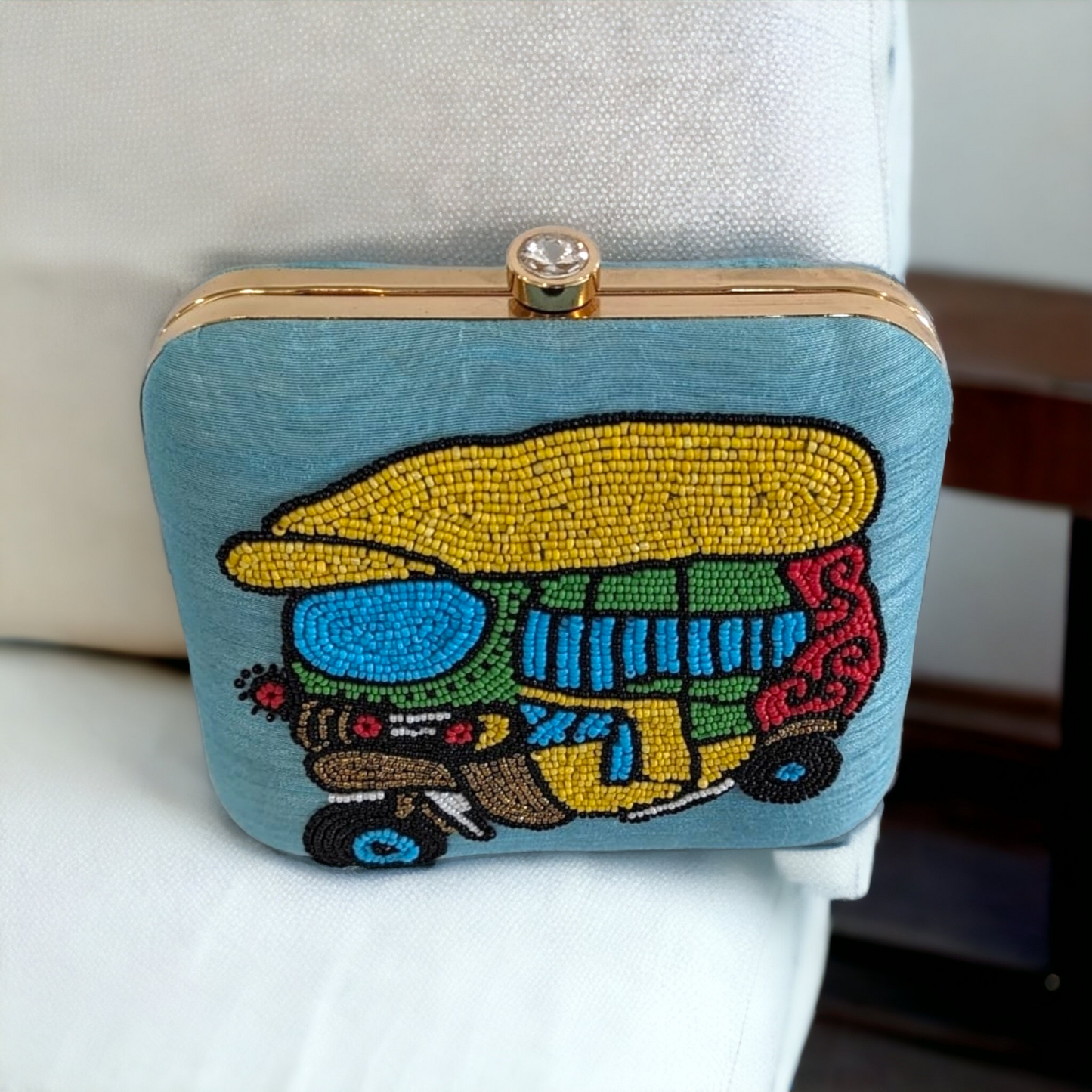 Clutch - Pop-up Embroidery TukTuk