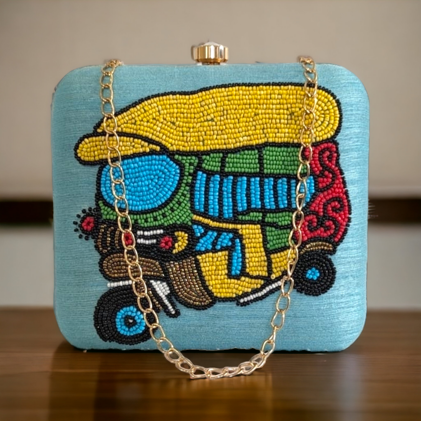Clutch - Pop-up Embroidery TukTuk